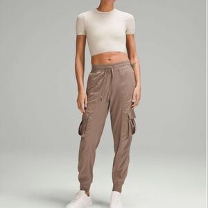 Lululemon Dance Studio Relaxed-Fit Mid-Rise Cargo Jogger Taupetastic